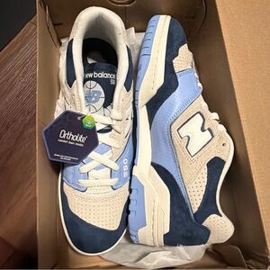 New Balance Mens' 550 Basketball Shoes - Navy/Electric Sky  Sz 9.5M . Sz 11
